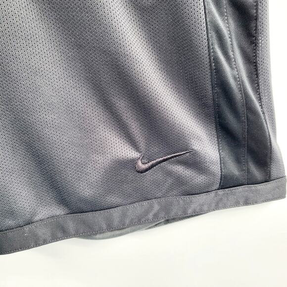 NIKE Black Swoosh Embroidered Logo Side Stripe Pockets Basketball Shorts Men's S - Picture 5 of 9